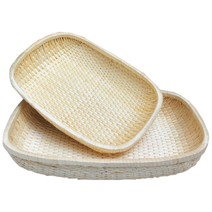 收纳筐柳编笸箩编织筐箩筐板栗卤菜现捞簸箕柳条筐家用馒头筐炒货