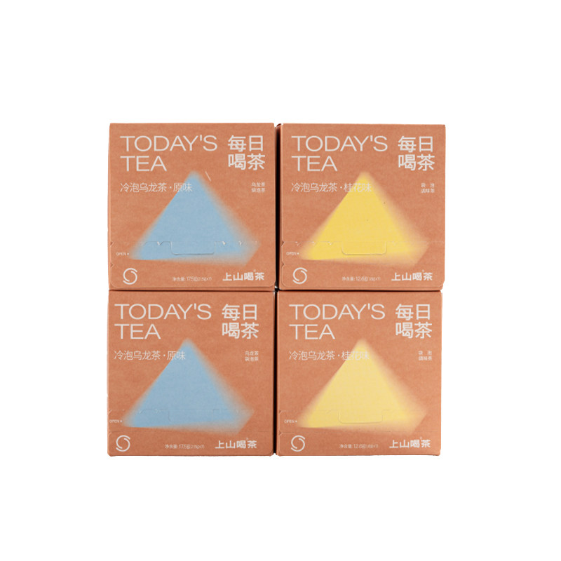 上山喝茶 每日喝茶系列 冷泡桂花乌龙袋泡茶 选自高黎贡山乌龙茶