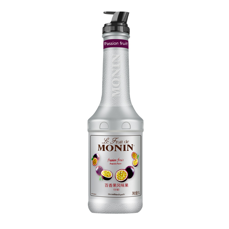 莫林/monin百香果風(fēng)味果醬1L 莫林果泥甜品刨冰咖啡原料