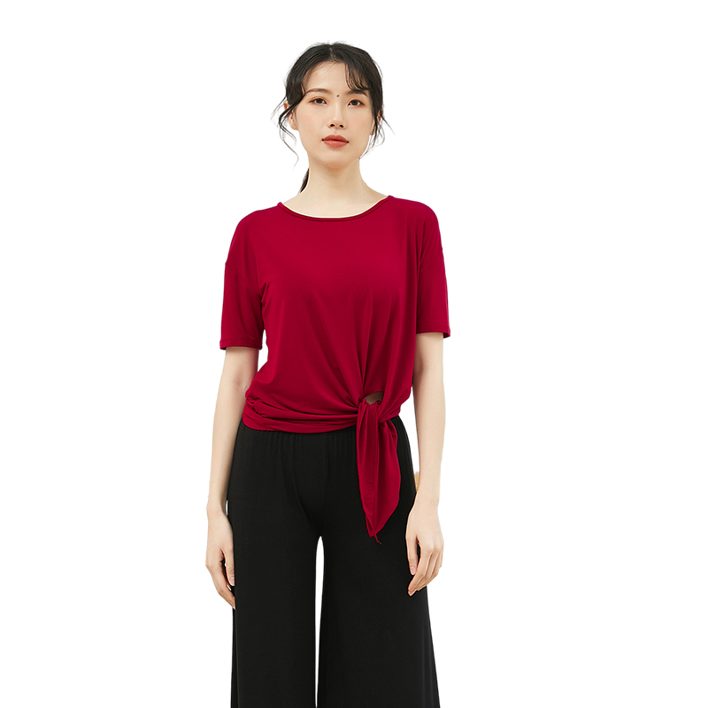 宽松莫代尔上衣服装练功服显瘦