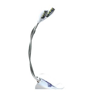 夹式LED乐谱架灯钢琴吉他乐器笔记本USB谱台灯双头 双杆8灯可充电