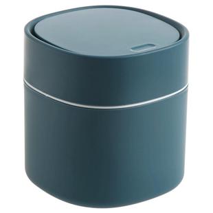 居家家翻盖桌面垃圾桶办公室迷你小号废纸篓卧室床头弹盖式收纳桶