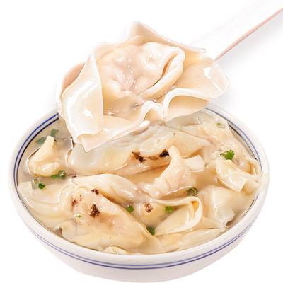 王兴记手工馄饨荠菜猪油渣肉芹菜肉三鲜开洋虾仁馄饨速食营养早餐