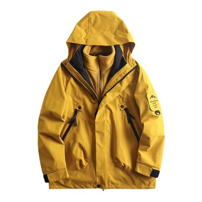 户外登山服冲锋衣三合一