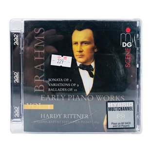 【原装进口】布拉姆斯早期钢琴作品 CD唱片 碟片 90414946