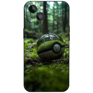 叶伊布宝可梦情侣手机壳适用于iPhone15小米14红米K80动漫VIVO磁吸MagSafe华为OPPO苹果16ProMax磨砂硅胶软壳