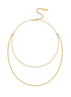 Tender系列双层链素链项链项链