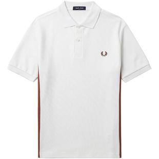 FRED PERRY男士休闲POLO衫夏季商务拼色宽松麦穗短袖潮M9875