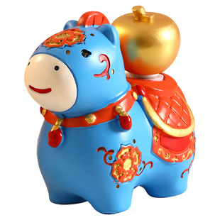 马上有钱2026马年吉祥物公仔盲盒装饰品生肖马本命年新年摆件礼物