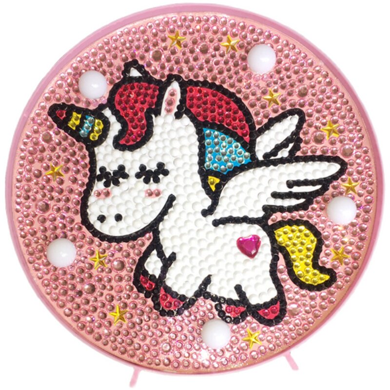 LED灯光幼儿园钻石贴画手工玩具