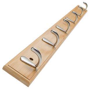 女装试衣间挂钩服装店更衣室打孔创意木头衣服挂衣钩架子壁挂墙壁