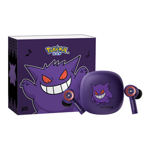 宝可梦PM19蓝牙耳机耿鬼&六尾情侣款无线主动降噪男女游戏入耳式