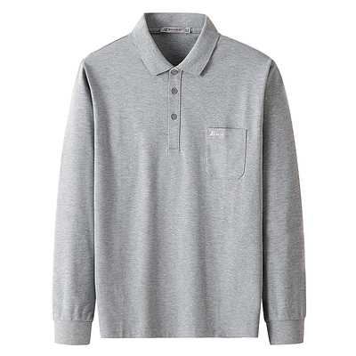 【100%棉】纯棉长袖男士T恤衫