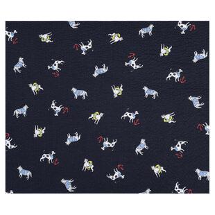 日本进口布料sevenberry60支纯棉盐缩卡通手工服装面料斑点狗船锚