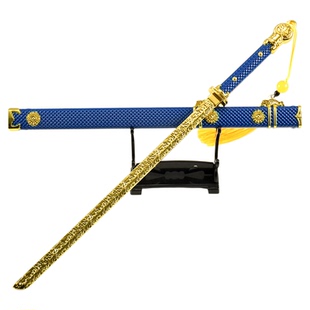 30CM灵笼动漫周边金属武器模型白月魁唐横刀带鞘刀剑兵器工艺模型