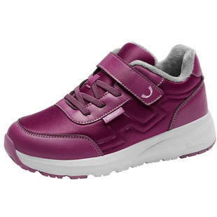 舒悦老人鞋女冬季加绒保暖防滑软底轻便中老年健步旅游妈妈鞋母亲