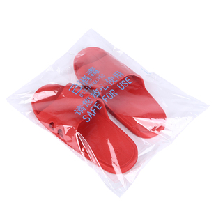 酒店一次性已消毒包装袋子塑料拖鞋毛巾洗浴服透明自粘封口袋批发