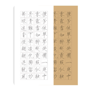 瘦金体毛笔字帖入门宋徽宗大字秾芳诗帖书法零基础练字临摹描红