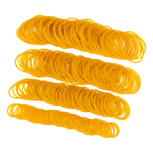 橡皮筋高弹力耐用 扎钱皮筋黄色牛皮筋耐高温烫发橡胶圈工业橡筋