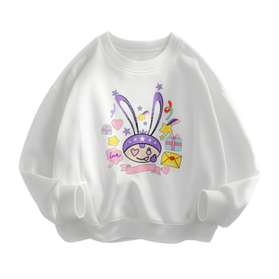 卫衣女童春秋2026新款儿童长袖中大童女孩春装上衣打底百褶裙套装