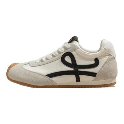 snowelf明星同款白色厚底德训鞋