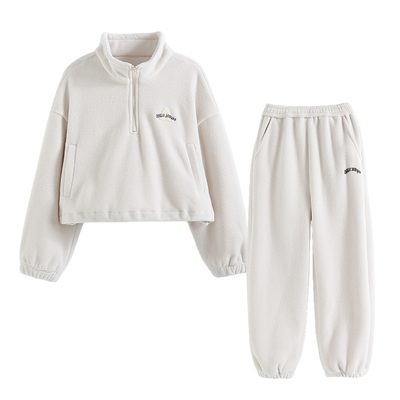 LittleDeeyoo加绒加厚运动套装
