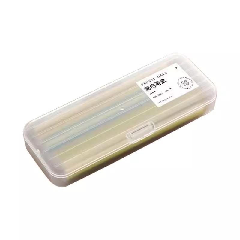 透明文具盒儿童塑料蜡笔