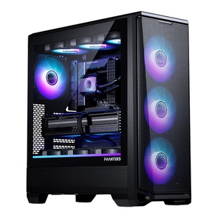 PHANTEKS追风者G400A中塔ATX台式机TypeC配4积木风扇电脑玻璃机箱