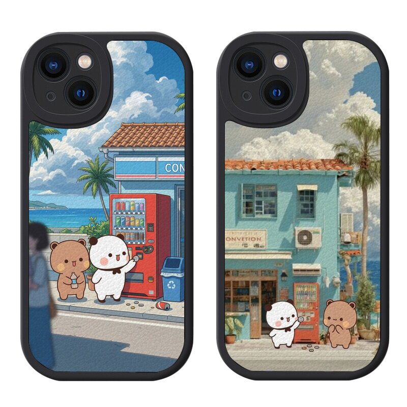 新款小羊皮布布一二手机壳定制任意机型适用iPhone17/16/1514/131211promax小米12华为Mate40OPPOReno15红米