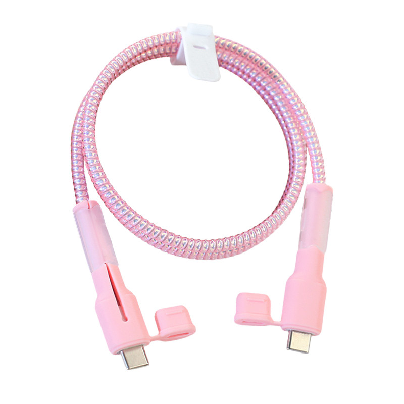 手机数据线保护套适用苹果安卓华为vivo小米oppo充电线缠绕保护绳