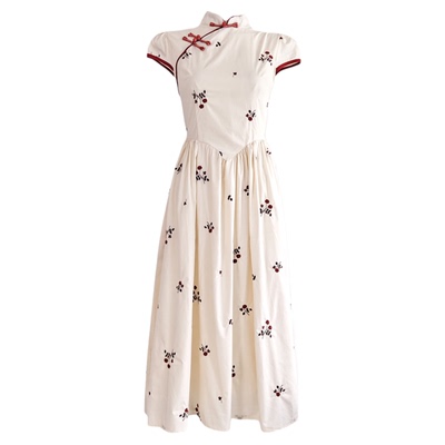 浪漫巴黎法式气质连衣裙