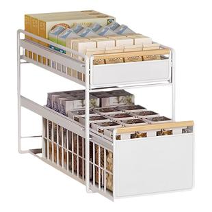 日本厨房下水槽置物架调料碗碟抽拉式水池多功能收纳架橱柜分层架