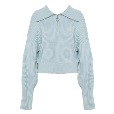 DPLAY翻领松弛感毛衣针织衫