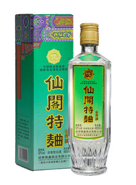 52度固态发酵浓香型仙阁特曲