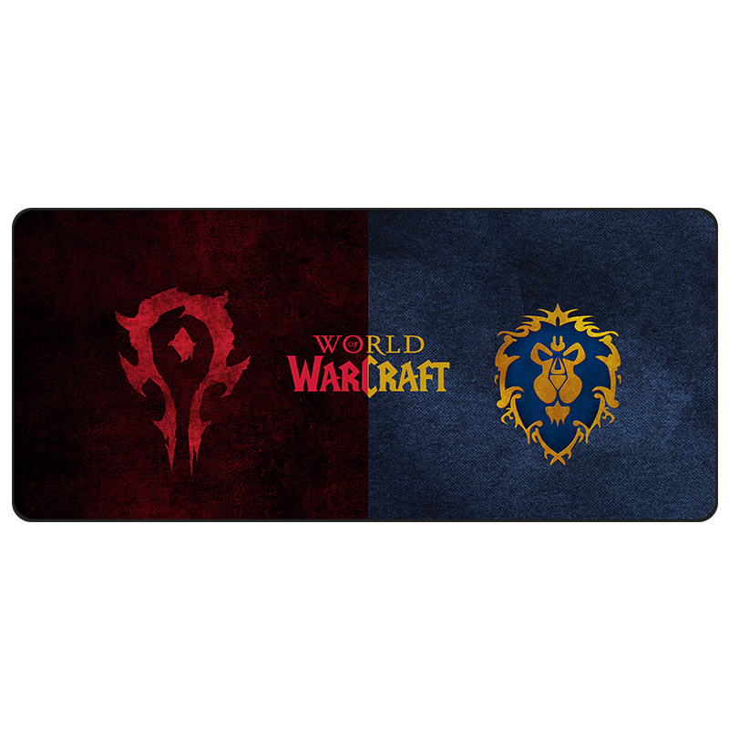 魔兽世界WOW游戏定制周边鼠标垫超大桌垫精品锁边电竞ins风现货