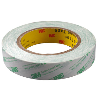 3M55256超薄透明双面胶高粘度强力防潮耐高温耐低温无痕不留残胶铭牌粘接电子元件控制器固定贴