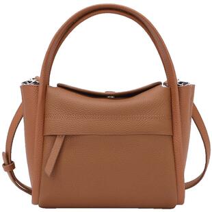 稻草人女士包包2026新款手提包女真皮简约斜挎包牛皮时尚百搭女包