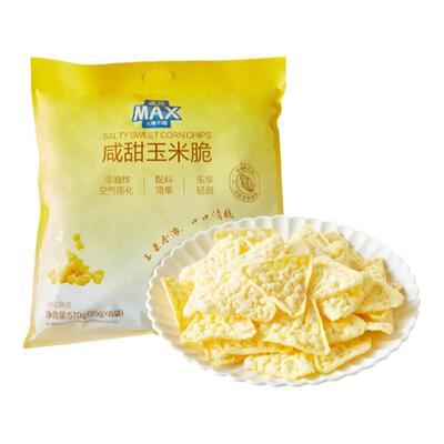 盒马MAX  咸甜玉米脆 570g非油炸休闲办公室零食