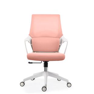 歌德利T16女人体工学椅子电脑办公椅子舒适转椅粉