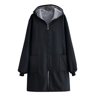 加绒加厚罩衣可定制logo工作服男女同款户外上班干活防水防油围裙