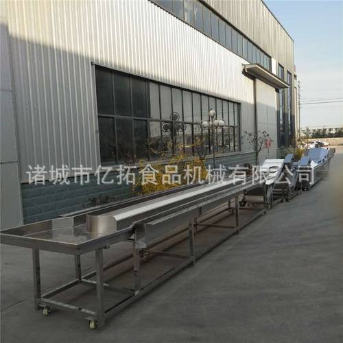 净菜加工生产线 全自动隧道蔬菜清洗机 净菜清洗线设备厂家