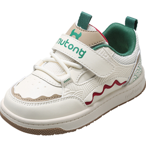 牧童祥云国潮鞋子儿童板鞋2025春季新款男童轻便缓震休闲鞋女童鞋