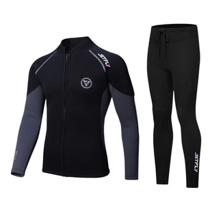 加厚潜水服男分体防寒3mm浮潜保暖湿衣速干救援赶海浆板防晒泳衣