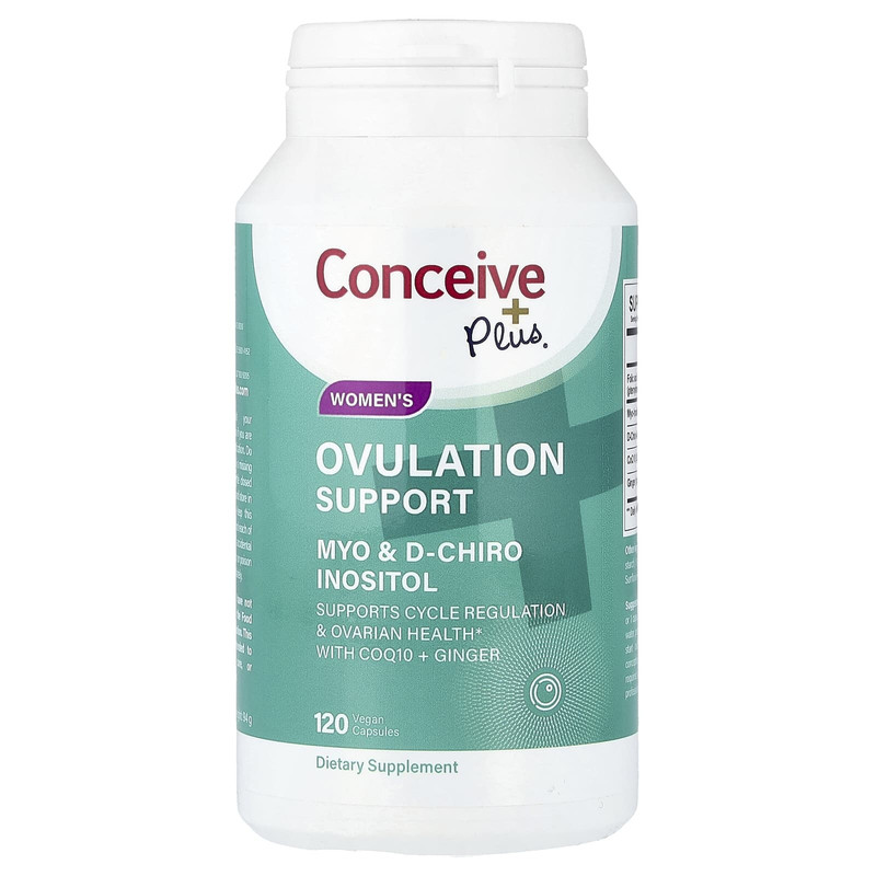 Conceive Plus,女性排卵支持,120 粒素食胶囊