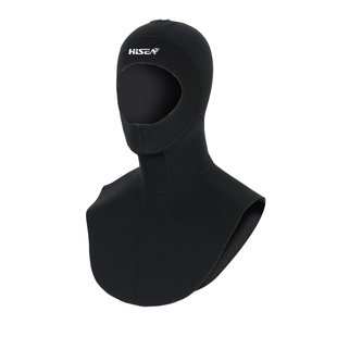 Hisea潜水帽包邮成人3MM防晒5MM保暖连肩冬泳装备深潜头套