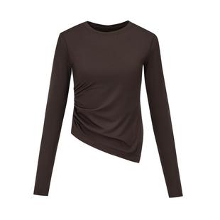 云感TEEwarm版紧身衣保暖下摆长袖T恤瑜伽上衣MAIAACTIVE 54TL50