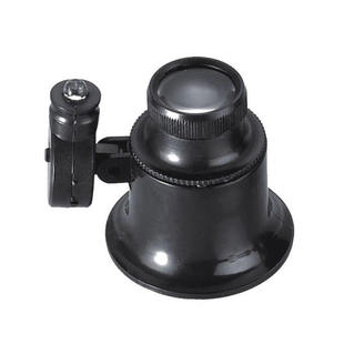 修表放大镜头戴式单眼钟表机械电子维修用15倍带led灯目镜放大镜