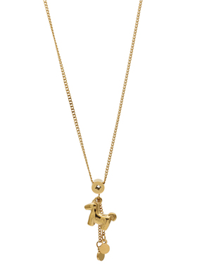 ZOXI2026年本命年小马项链配饰女