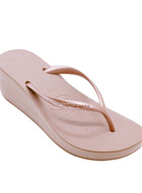 增高坡跟人字拖Havaianas欧美