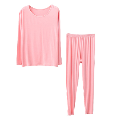 加大码宽松莫代尔秋衣秋裤女